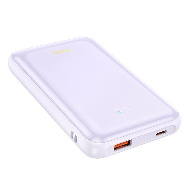 Powerbank Hoco 10000 mAh QC3.0 PD 3A 22,5W Q21 fioletowy