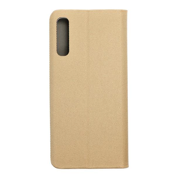 Etui z klapką na Samsung A50 Sensitive Book złote