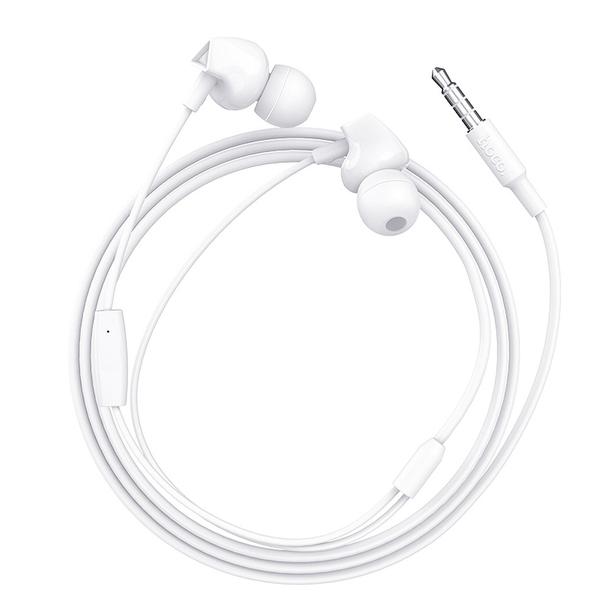 Słuchawki przewodowe douszne Jack 3,5 mm Hoco M60 białe