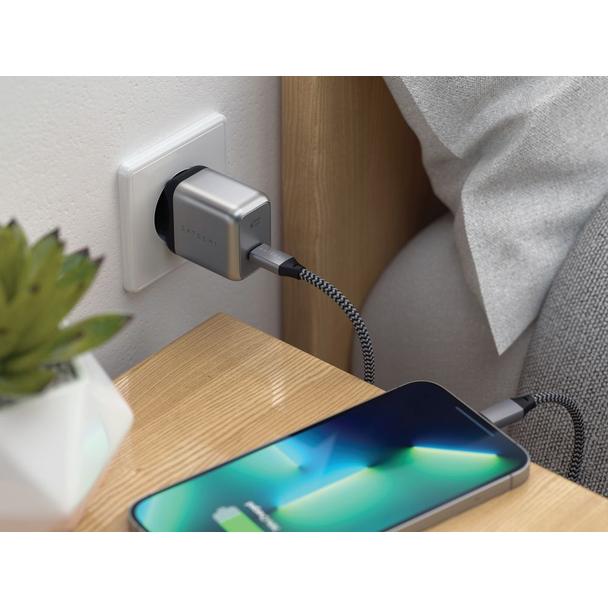 Ładowarka sieciowa do telefonu Satechi GaN USB C 30W ST-UC30WCM-EU szaro czarna