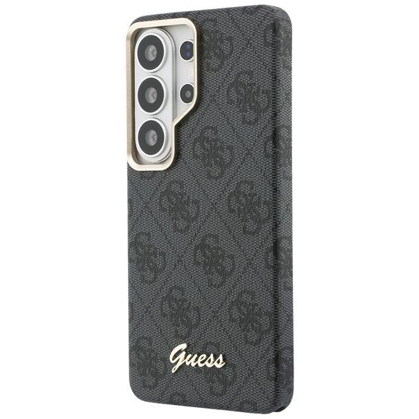 GUESS futerał do SAMSUNG S26 Ultra GUHMS26L5P4FWMSK (4G Script MagSafe) czarny