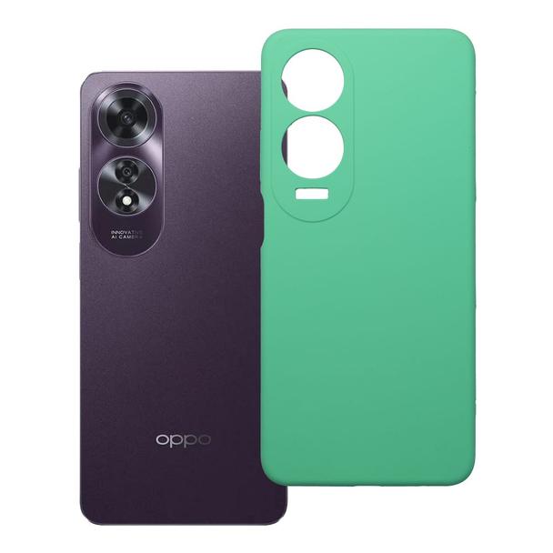 Futerał do Oppo A60 Silicone 2mm miętowy