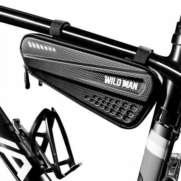 WILDMAN sakwa rowerowa pod ramę na zamek 1,2L ES4 czarna