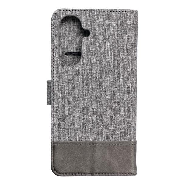 Etui z klapką na Samsung A27 Gomma Book szare