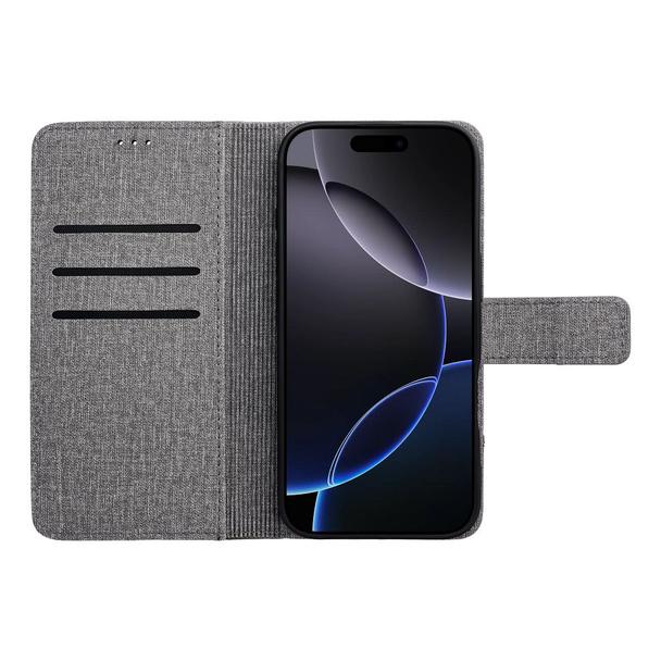 Etui z klapką na Samsung A27 Gomma Book szare