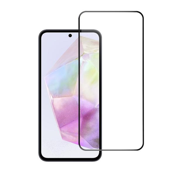 Szkło hartowane 5D do Samsung A35 5G (full glue / case friendly) Blue Star czarne