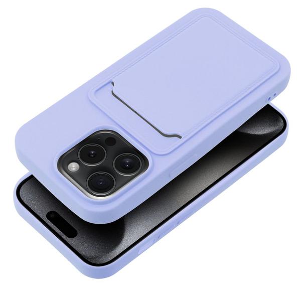Futerał do iPhone 15 PRO Card Case fioletowy