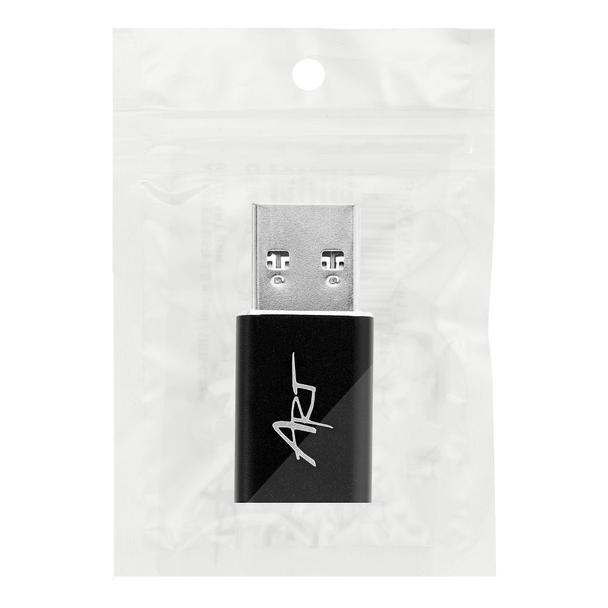 Adapter USB A 3.0 do USB C ART C12 OTG czarny