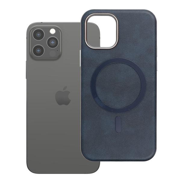 Etui na iPhone 12 PRO Gentleman Mag Cover zgodne z MagSafe granatowe