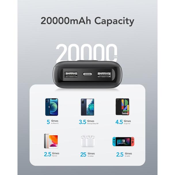 Powerbank Veger L20S (VP2039PD / W2039PD) PD QC3.0 2A 20W 20000 mAh biały