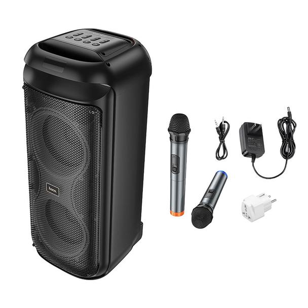 Zestaw do karaoke bluetooth 60W 6h Hoco HA13 MAX czarny