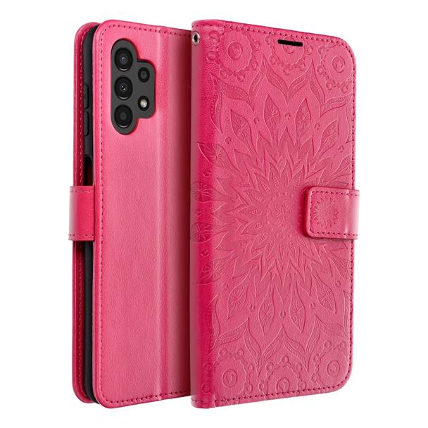 Etui z klapką na Samsung A13 4G Mezzo Book mandala magenta