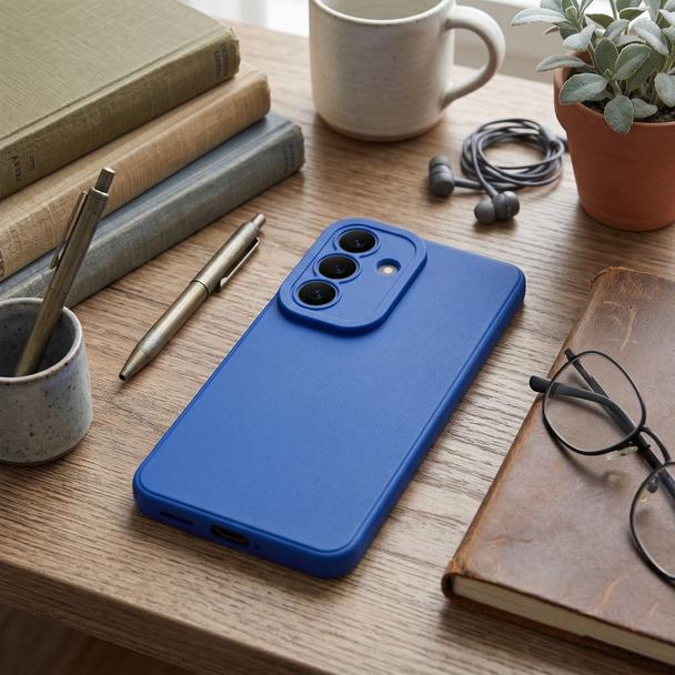 Etui na Samsung A07 / A08 Matt 2.0 niebieskie