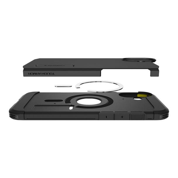 SPIGEN futerał TOUGH ARMOR MAG kompatybilny z MagSafe do IPHONE 16 black
