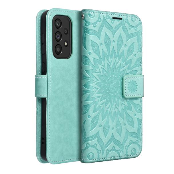 Etui z klapką na Samsung A33 5G Mezzo Book mandala zielone