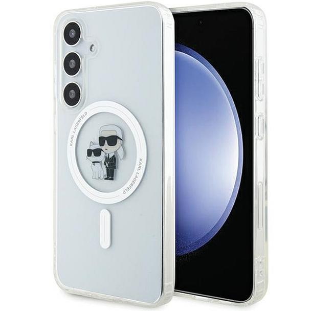 KARL LAGERFELD futerał do SAMSUNG S24 Plus KLHMS24MHGKCNOT (MAGSAFE IML KC) transparentny