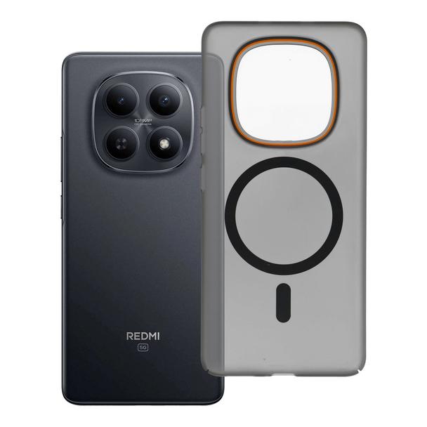 Etui na Xiaomi Redmi Note 15 4G Go Orange zgodne z MagSafe czarne