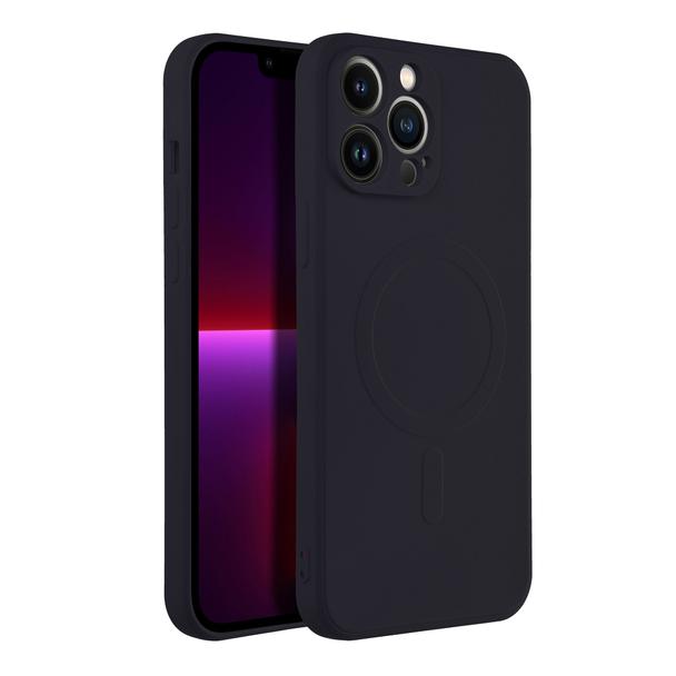 Futerał do iPhone 13 PRO MAX Silicone Mag Cover zgodny z MagSafe czarny