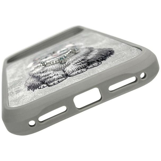 NIMMY futerał LUCKY FASHION CAT kompatybilny z MagSafe do IPHONE 18 Pro/17 Pro szary