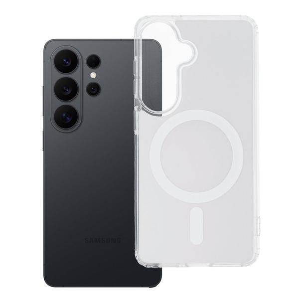 Futerał do Samsung S26 Clear Fusion Mag Cover zgodny z MagSafe biały