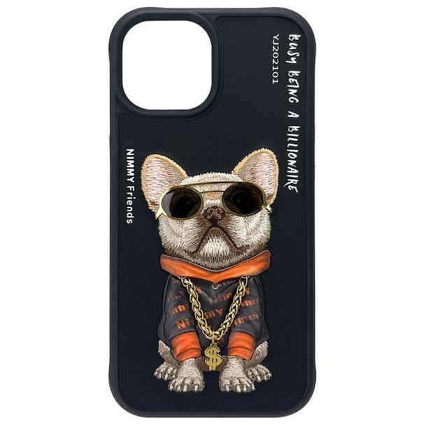 NIMMY futerał GLASSES COOL DOG do IPHONE 15 czarny