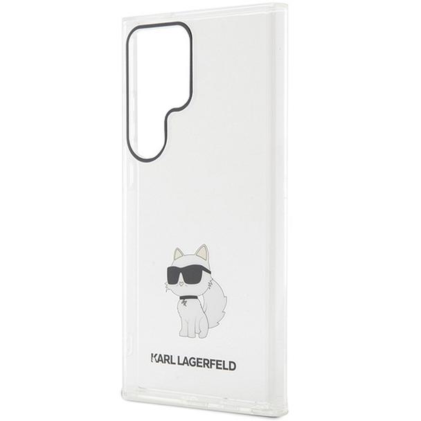 KARL LAGERFELD futerał do SAMSUNG S24 Ultra KLHCS24LHNCHTCT (IML NFT CHOUPETTE) transparentny