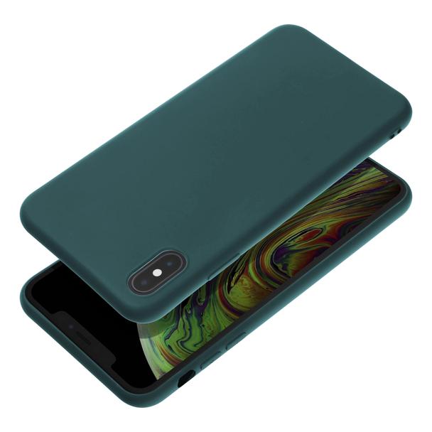 Futerał MATT do iPhone X / XS ciemnozielony