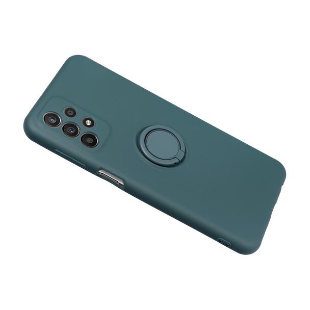 Futerał do Samsung A37 5G Silicone Ring zielony