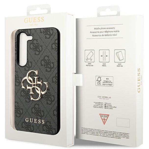 GUESS futerał do SAMSUNG A55 GUHCSA554GMGGR (PU Big 4G Metal Logo) czarny