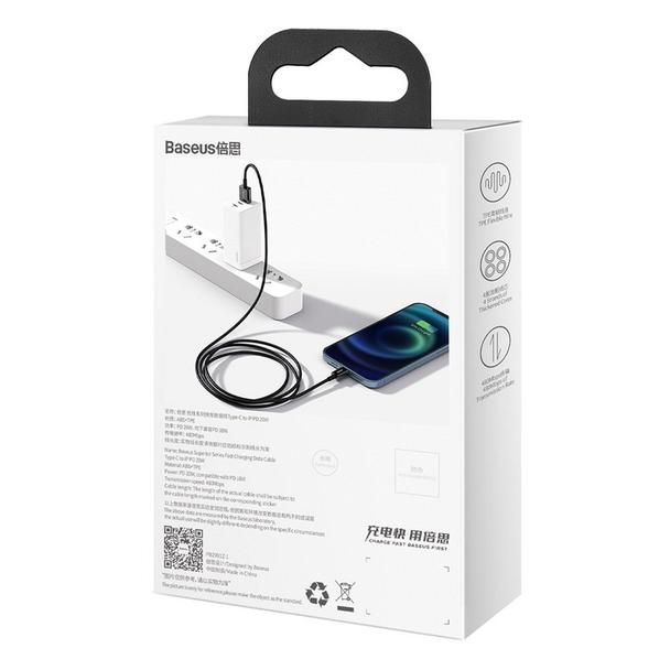 BASEUS kabel USB A do Lightning 2,4A Superior CALYS-C01 2 m czarny