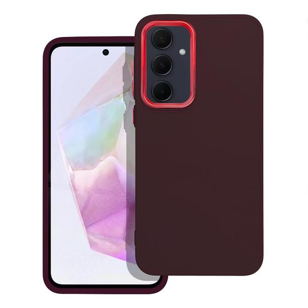 Futerał do Samsung A35 5G Frame fioletowy