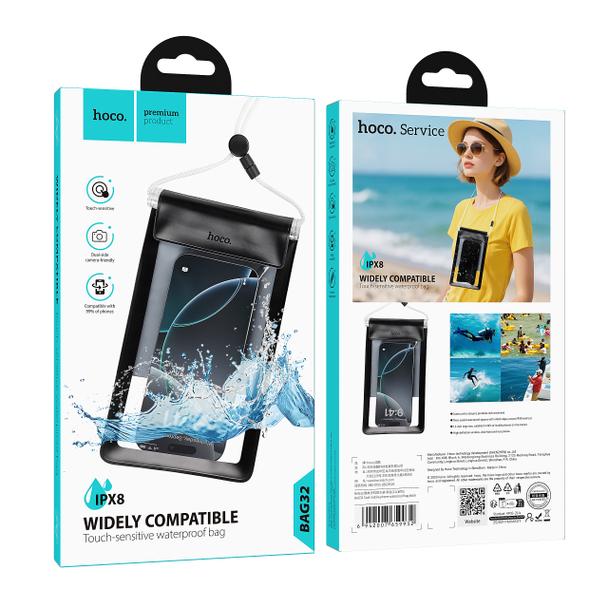 Etui na telefon Hoco wodoodporne BAG32 czarne