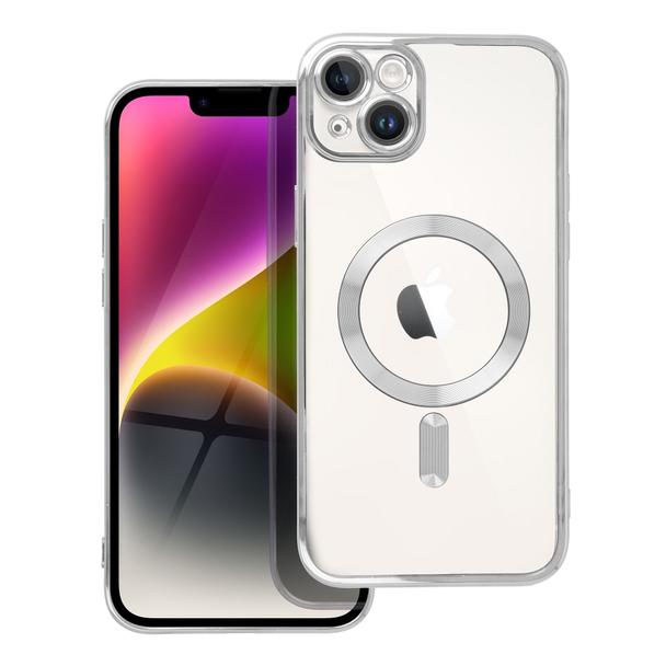 Futerał do iPhone 14 PLUS Electro Mag Cover zgodny z MagSafe srebrny