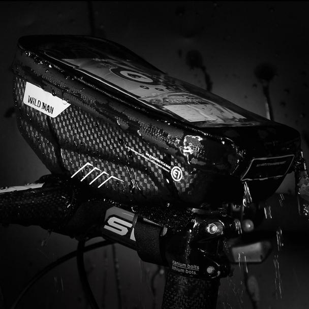 WILDMAN sakwa rowerowa na kierownice, na zamek E1 1L ( 4" - 7" ) czarna
