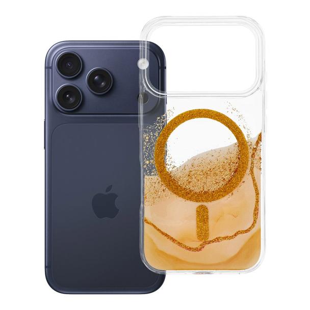 Etui na iPhone 18 Pro / 17 Pro Golden zgodne z MagSafe złote