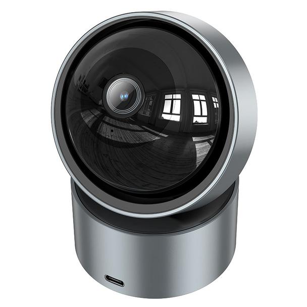 Kamera wewnętrzna Hoco regulowana w dwóch płaszczyznach 3MP Full HD D5 srebrna