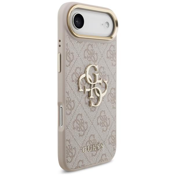 GUESS futerał do IPHONE 17 Air GUHCP17M4GMGCPI (PU W/ Big 4G Classic Logo) złoto różowy