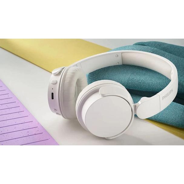 Słuchawki bezprzewodowe nauszne Philips TAH4209WT/00 białe