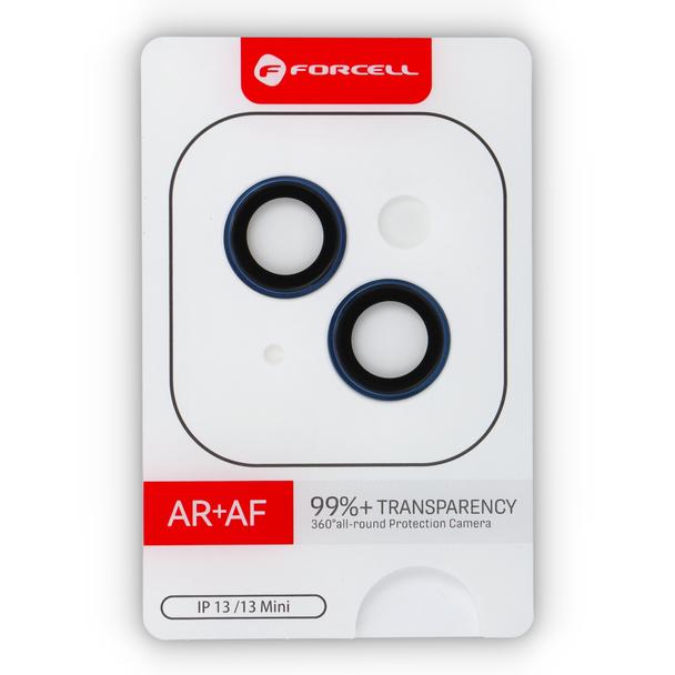 Szkło hartowane na aparat do iPhone 13 / 13 Mini Forcell Premium niebieskie 0INT