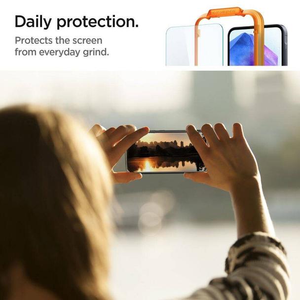 SPIGEN szkło hartowane ALM GLAS.TR 2-pack do SAMSUNG A55 5G clear