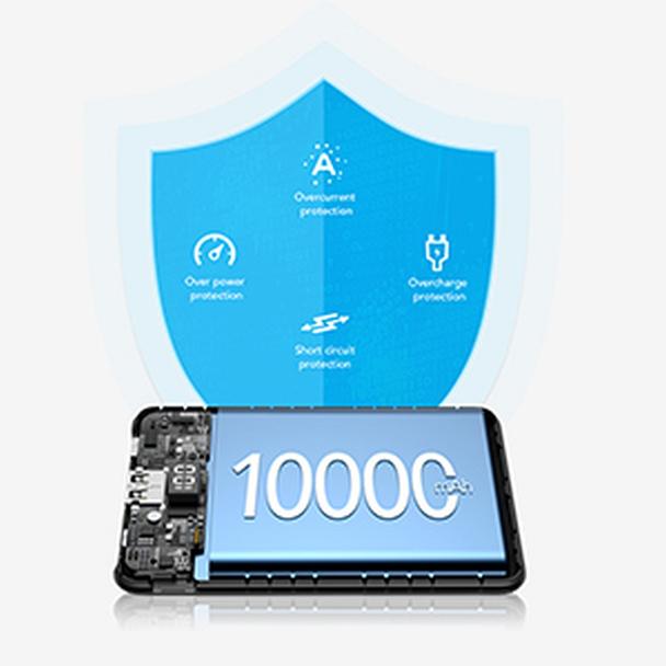 Powerbank Veger S11 (W1140) PD QC3.0 2A 22,5W 10000 mAh czarny 0INT