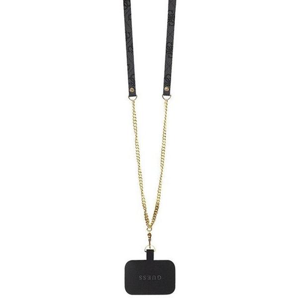 GUESS futerał do IPHONE 12 / 12 Pro GUHCP12MP4TDSCPK (Metal Logo Starss Crossbody) czarny