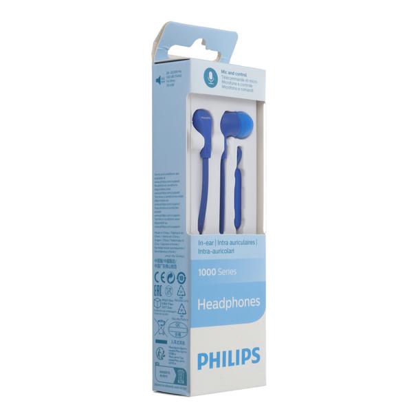 Słuchawki przewodowe douszne Jack 3,5 mm Philips TTAE1105BL niebieskie
