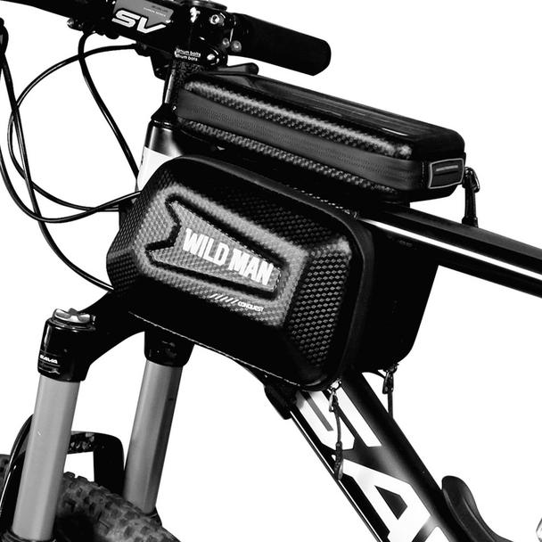 WILDMAN sakwa rowerowa na ramę na zamek  ES6 1L ( 4" - 7" ) czarna