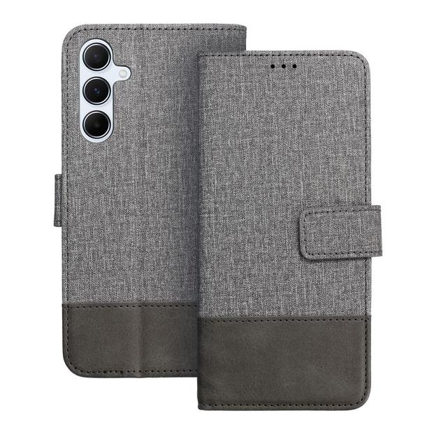 Etui z klapką na Samsung A55 5G Gomma Book szare