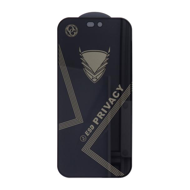 Szkło Hartowane 6D do iPhone 18 OG Premium Privacy Glass czarne