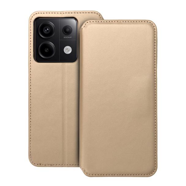 Etui z klapką na Xiaomi Redmi NOTE 13 PRO 5G Dual Pocket Book złote