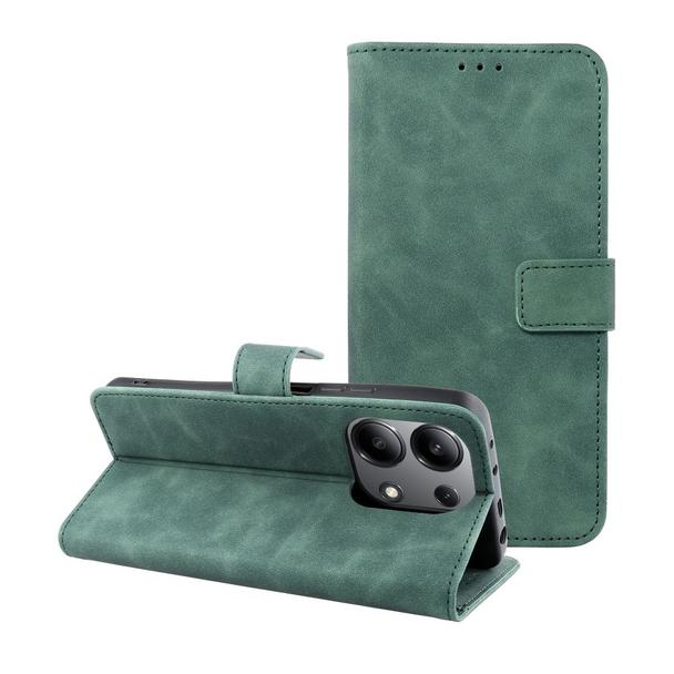 Etui z klapką na Xiaomi Redmi NOTE 13 4G Tender Book zielone