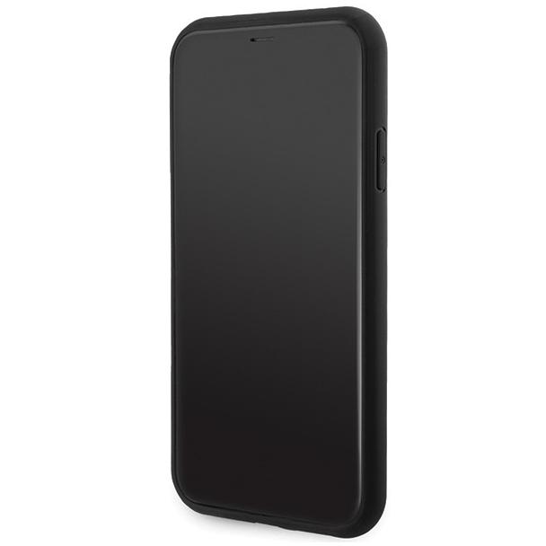 GUESS futerał do IPHONE 11 kompatybliny z MagSafe GUHMN61G4GFRK (4G Ring classic logo) czarny
