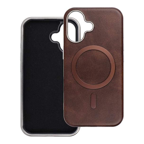 Futerał do iPhone 15 PRO MAX Gentleman Mag Cover zgodny z MagSafe brązowy